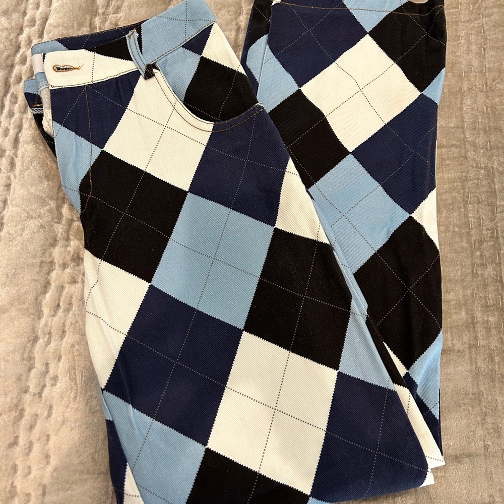 Vintage checker pants